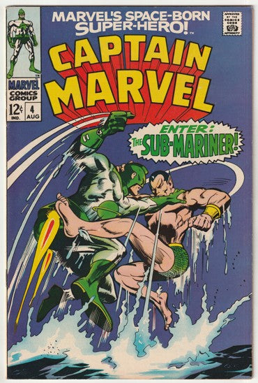Captain Marvel #11 (1969) - 1st App. Zo, New Captain Marvel Powers, Barry Windsor-Smith Classic Cover