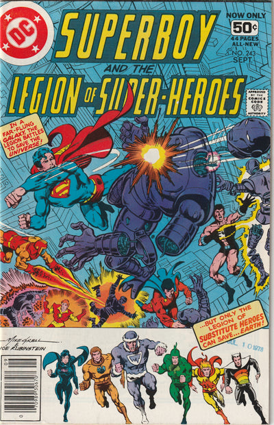 Superboy and the Legion of Super-Heroes #243 (1978) - Giant Sized