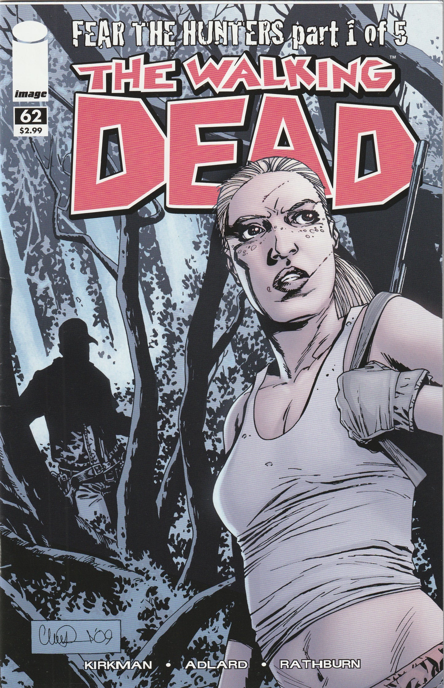 The Walking Dead #62 (2009) - Dale is bitten