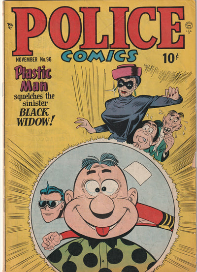 Police Comics #96 (1949) - Black Widow appearance