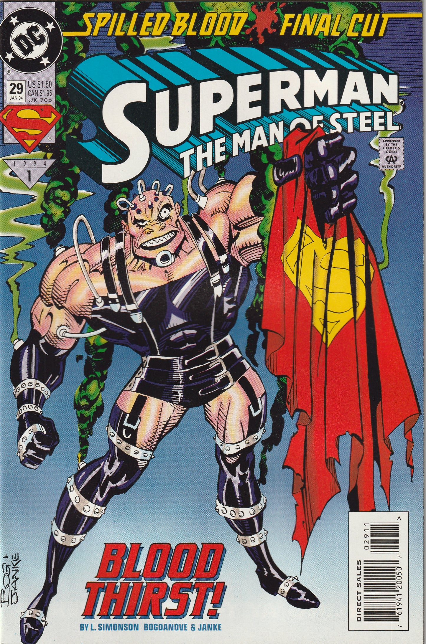 Superman: The Man of Steel #29 (1994)