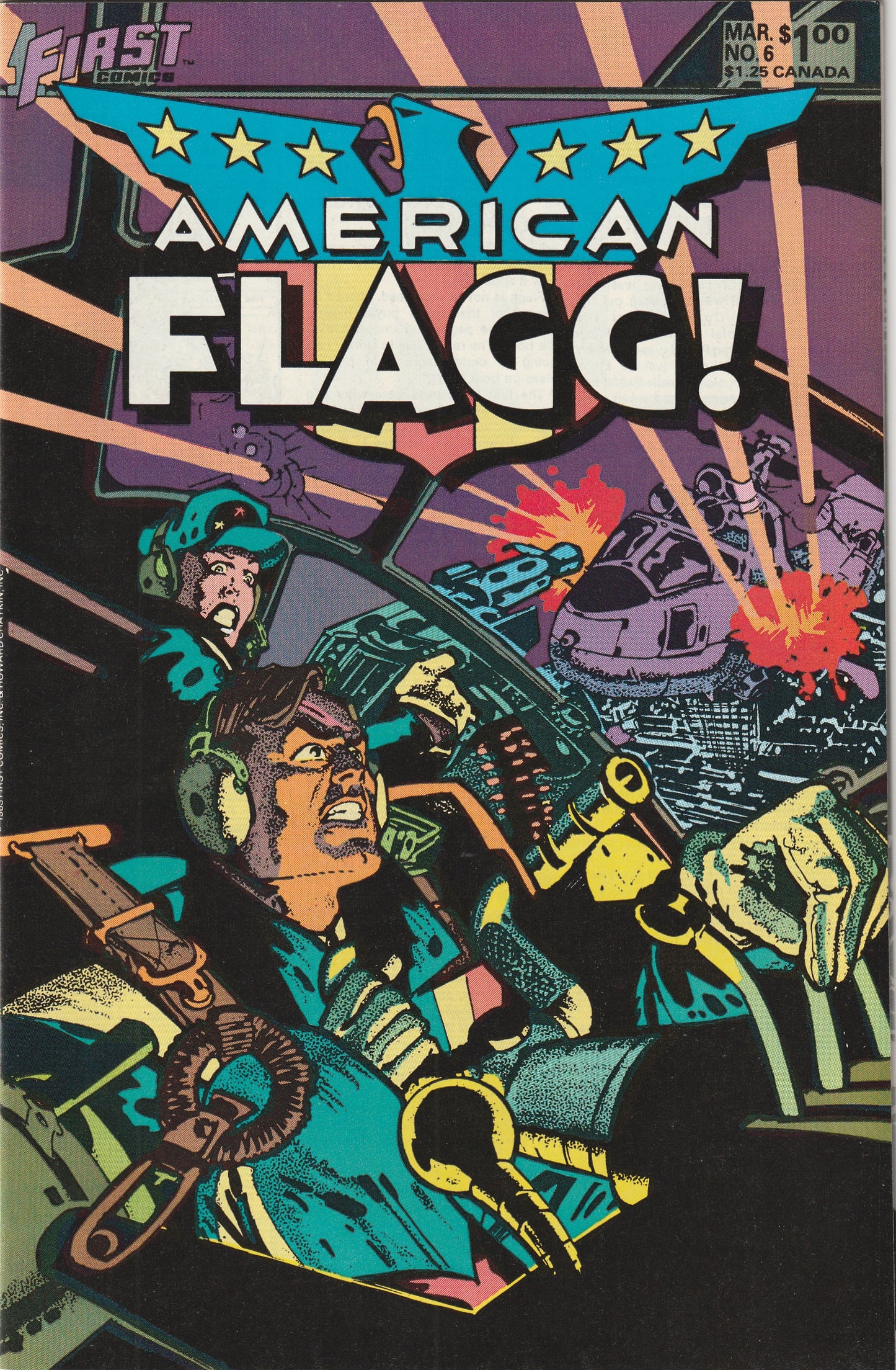 American Flagg #6 (1984) - Howard Chaykin