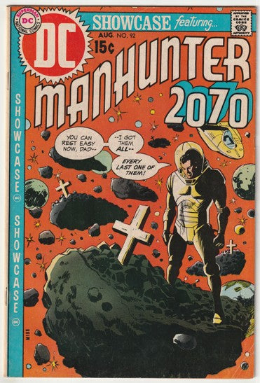 Showcase #92 (1970) - Presents Manhunter 2070