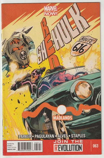 Red She-Hulk #63 (2013) - Francesco Francavilla cover