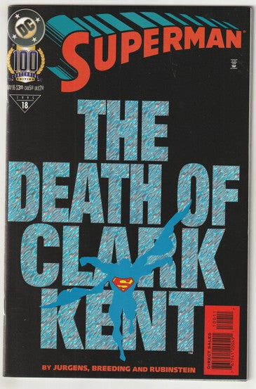 Superman #100 (Vol 2, 1995) - Rainbow Foil Cover