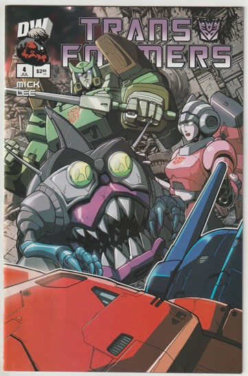 TransFormers: Generation 1 #4 (Vol 2, 2003) - Decepticon Cover