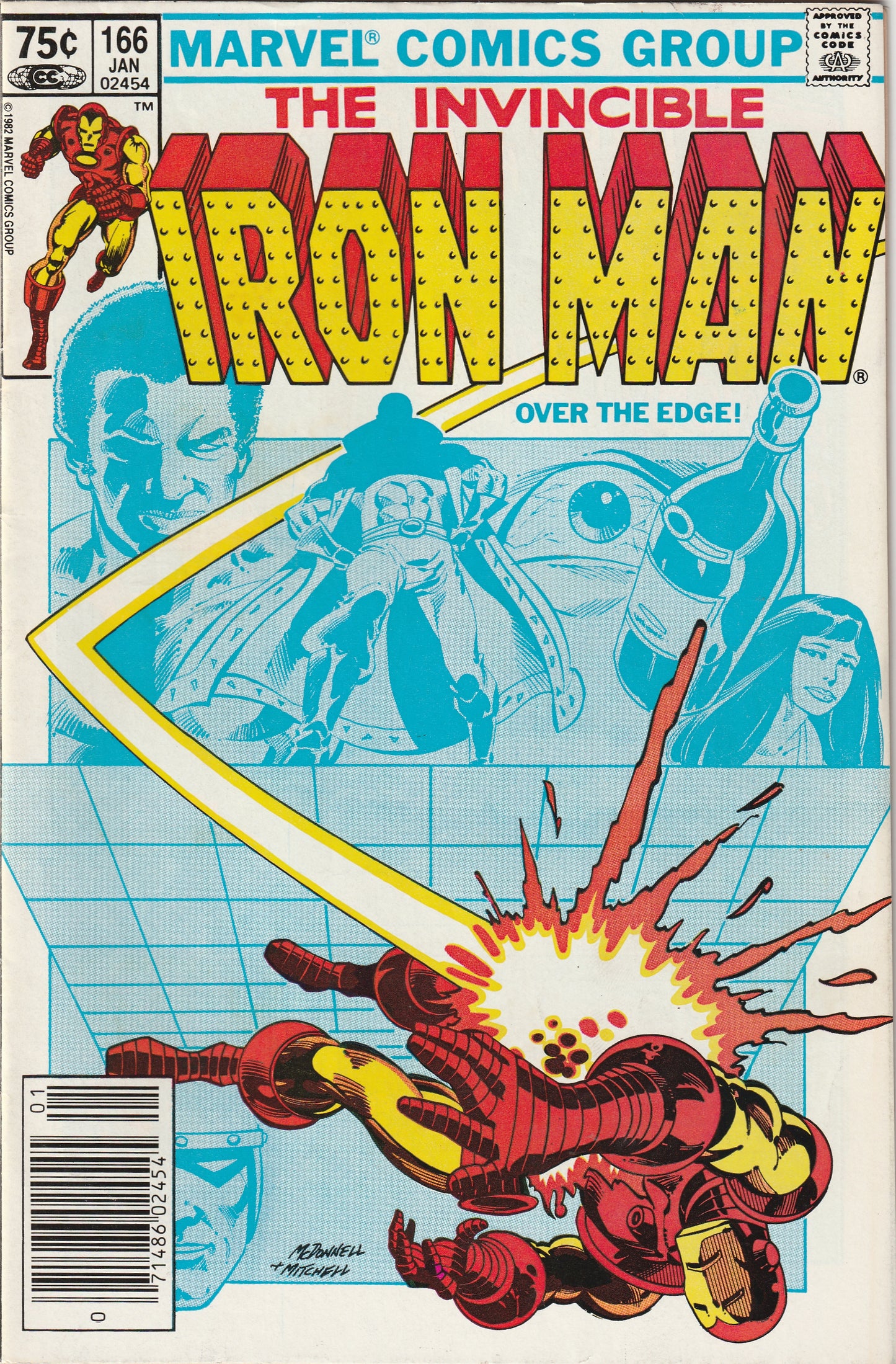 Iron Man #166 (1983) - Canadian Price Variant, 1st Full Appearance of Obadiah Stane