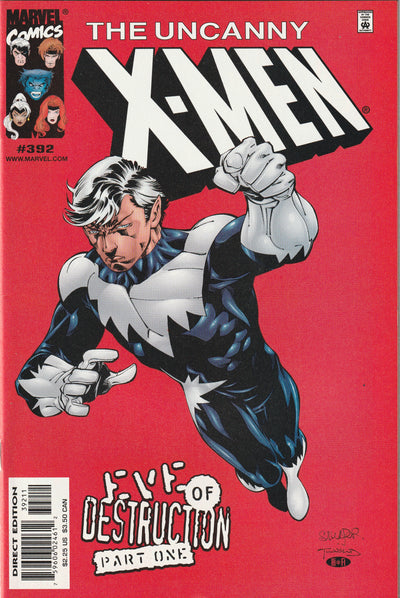 Uncanny X-Men #392 (2001) - 1st appearance of Wraith & Sunpyre & Omerta