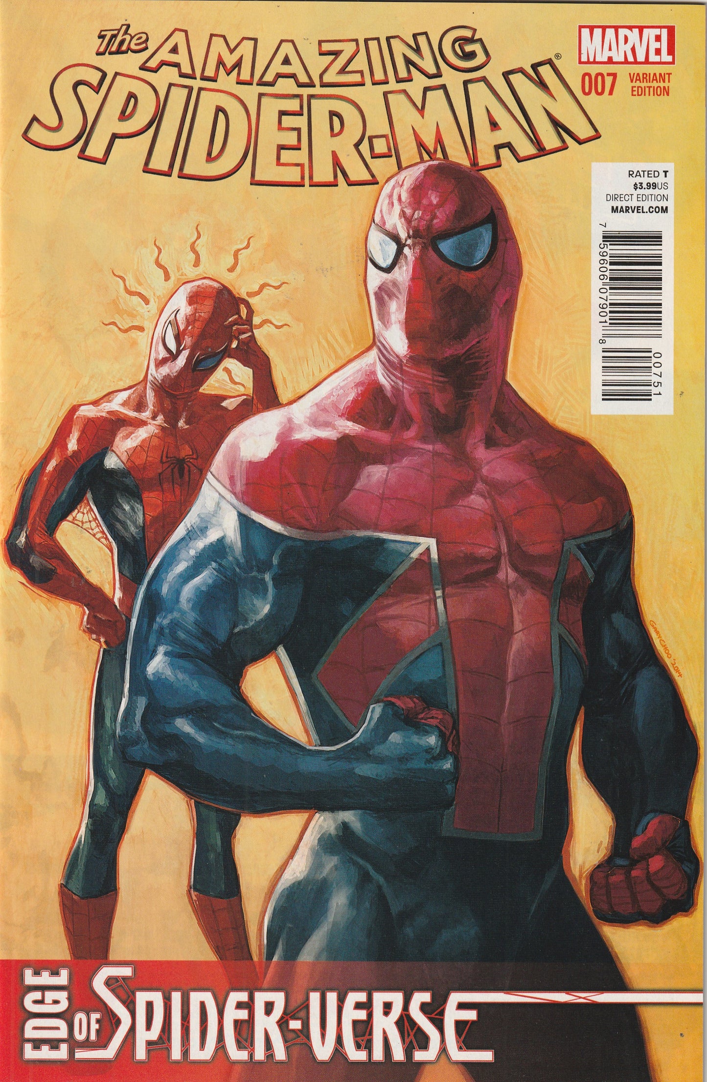 Amazing Spider-Man (Volume 3) #7 (2014) - Gary Choo Variant Cover, Ratio 1:15