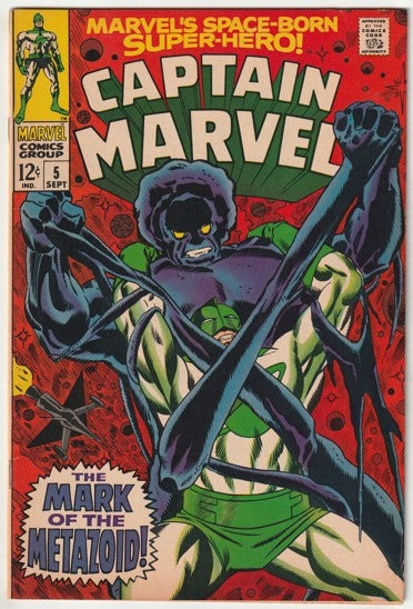 Captain Marvel #5 (1968) - Ronan Appearance