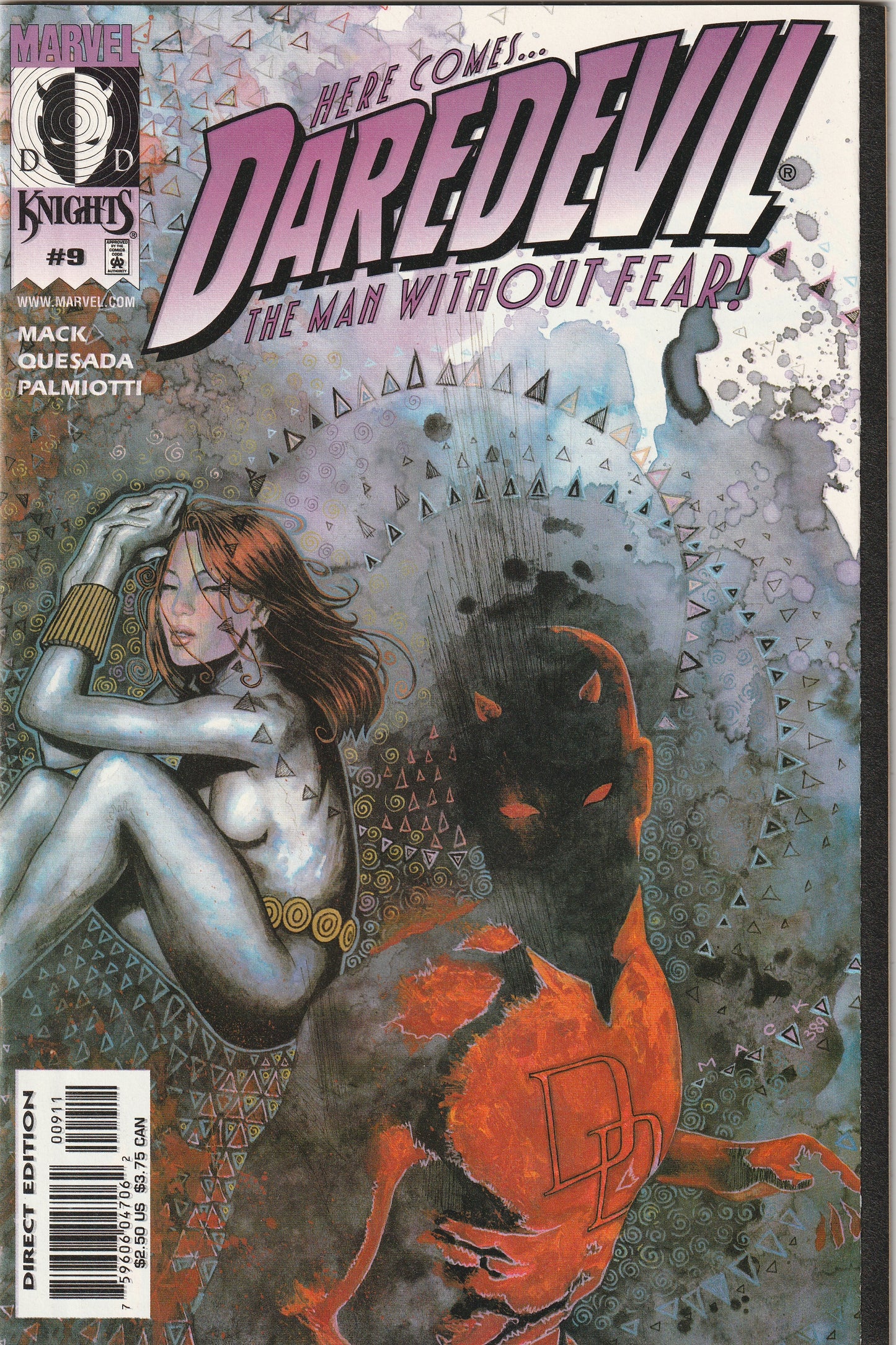 Daredevil #9 (Volume 2, 1999) - 1st appearance of Echo (Maya Lopez), Marvel Knights
