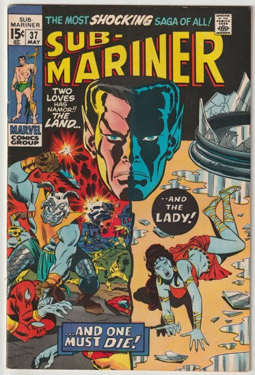 The Sub-Mariner #37 (1971) - Death of Lady Dorma