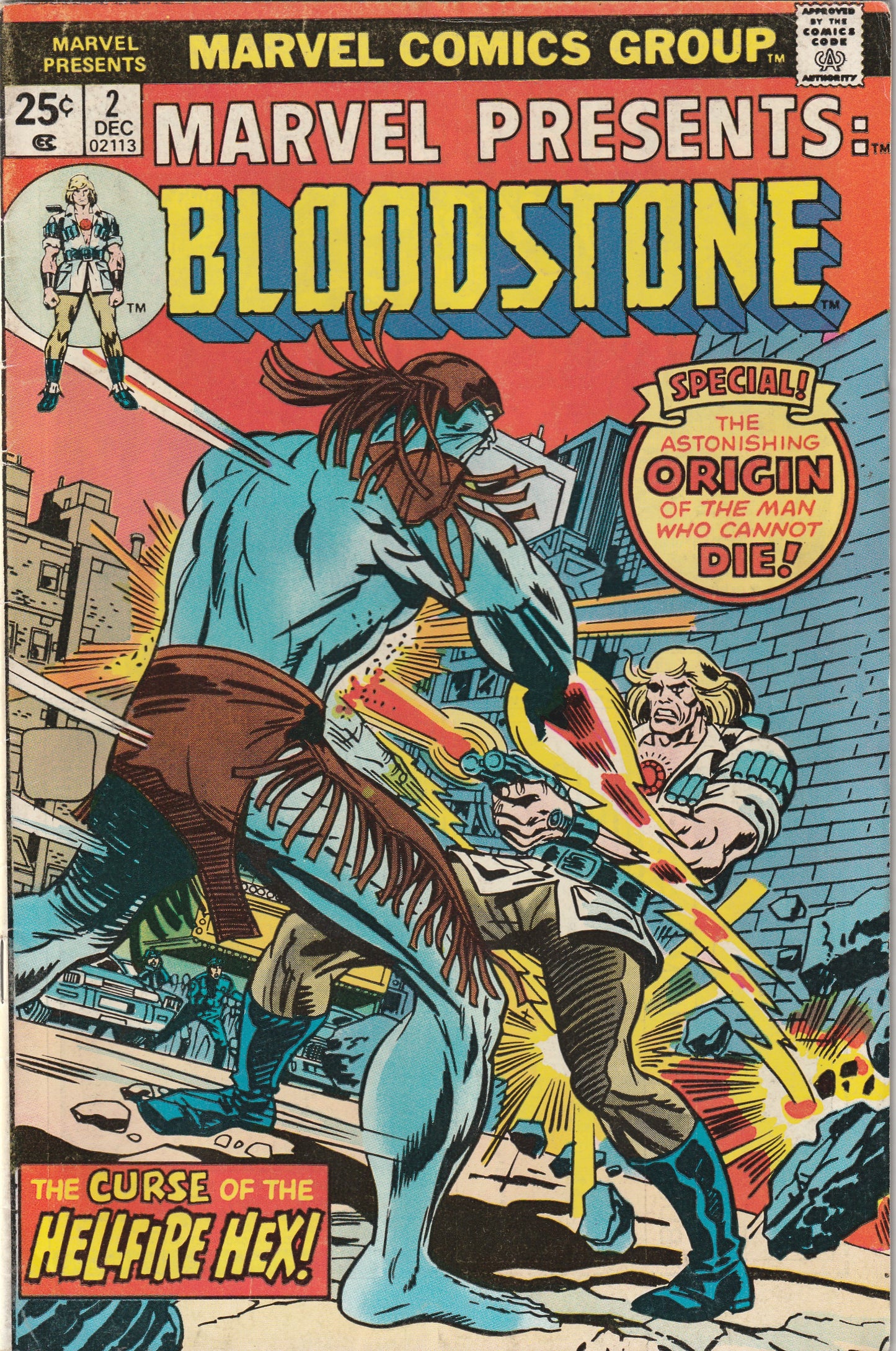 Marvel Presents #2 (1975) - Bloodstone,  Origin of Ulysses Bloodstone