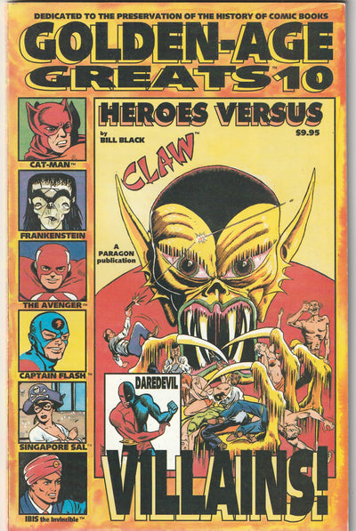 Golden-Age Greats Volume 10 - Heroes Versus Villains (1996)