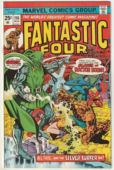 Fantastic Four #156 (1975) - Silver Surfer Appearance, Doctor Doom cover