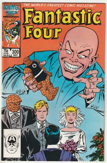 Fantastic Four #300 (1987) - Marriage of Johnny Storm and Alicia Masters