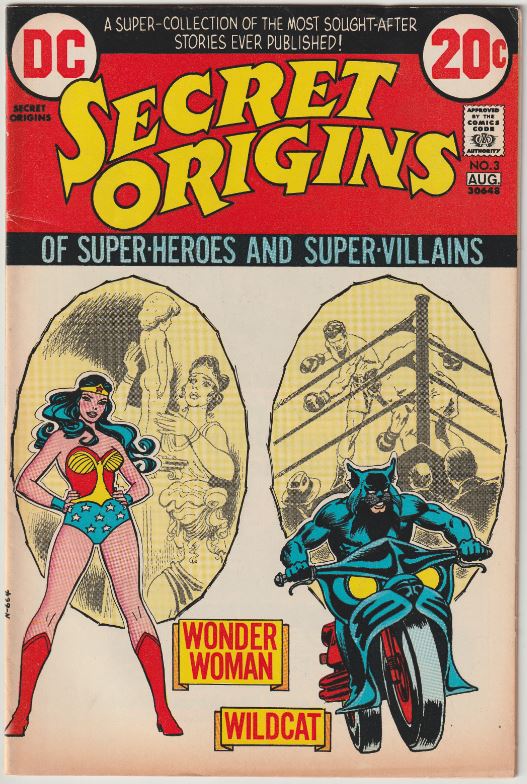 Secret Origins #3 (1973) - Wonder Woman and Wildcat