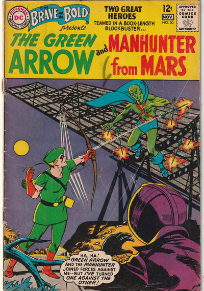 Brave and the Bold #50 (1963) - The Green Arrow and Manhunter from Mars