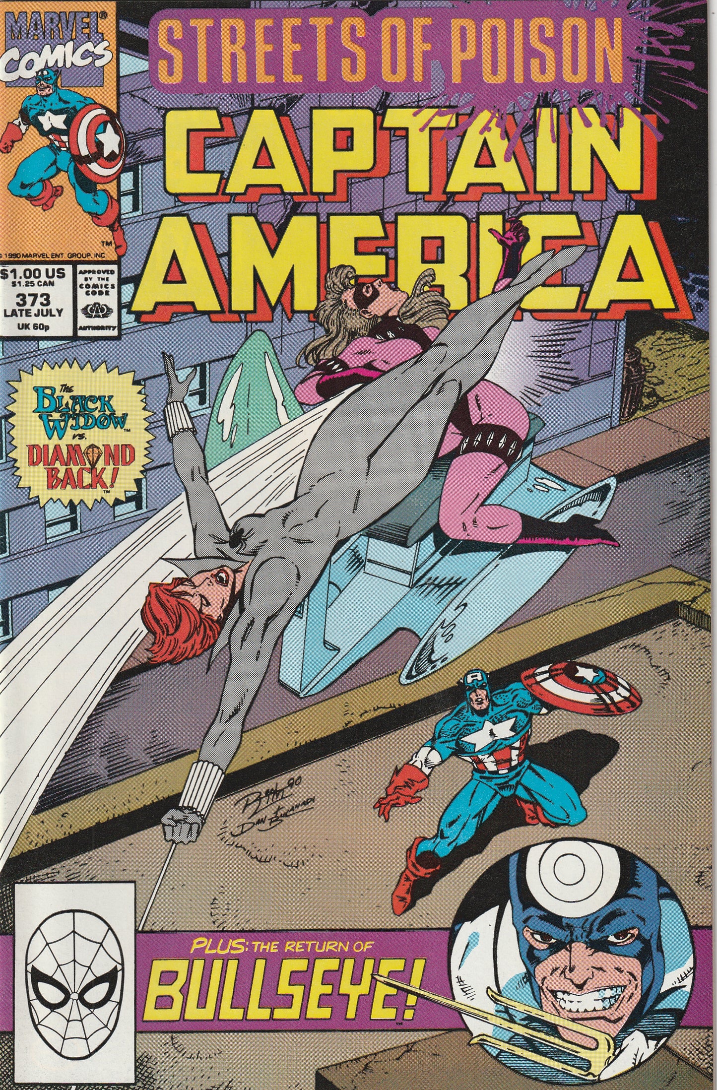 Captain America #373 (1990) - 1st Appearance of Leon Hoskins