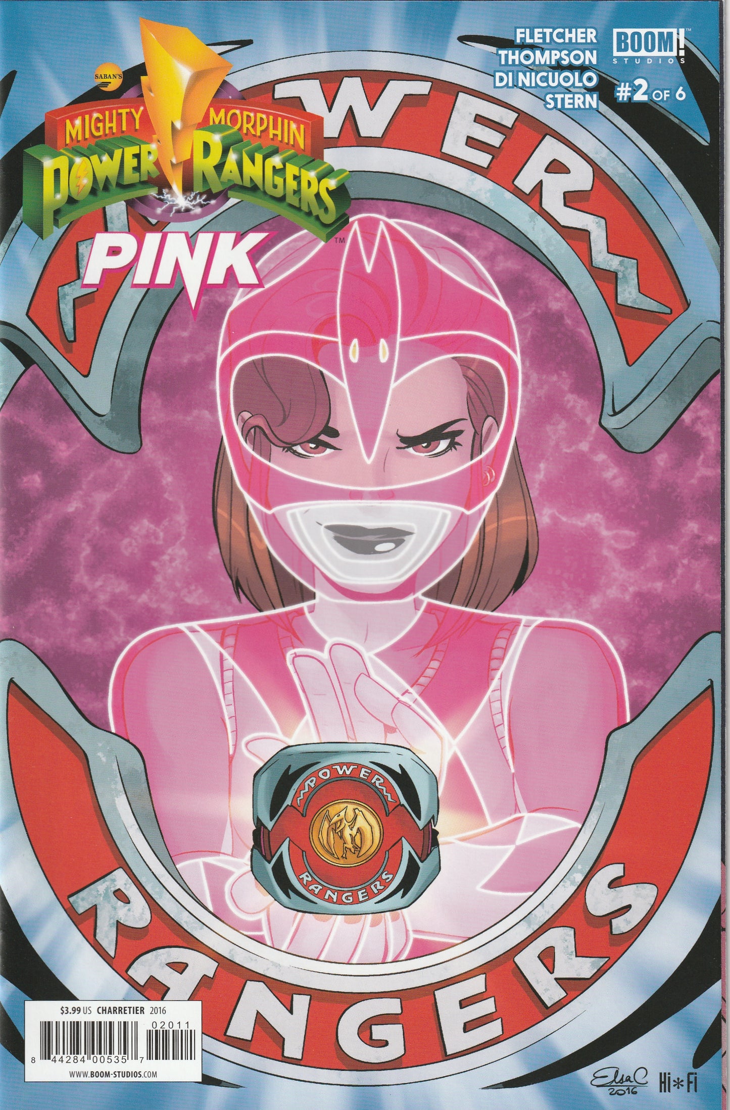Mighty Morphin Power Rangers Pink #2 (of 6) (2016)