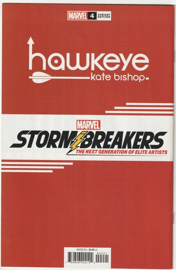 Hawkeye: Kate Bishop #4 (2022) - Carmen Carnero Stormbreakers Variant
