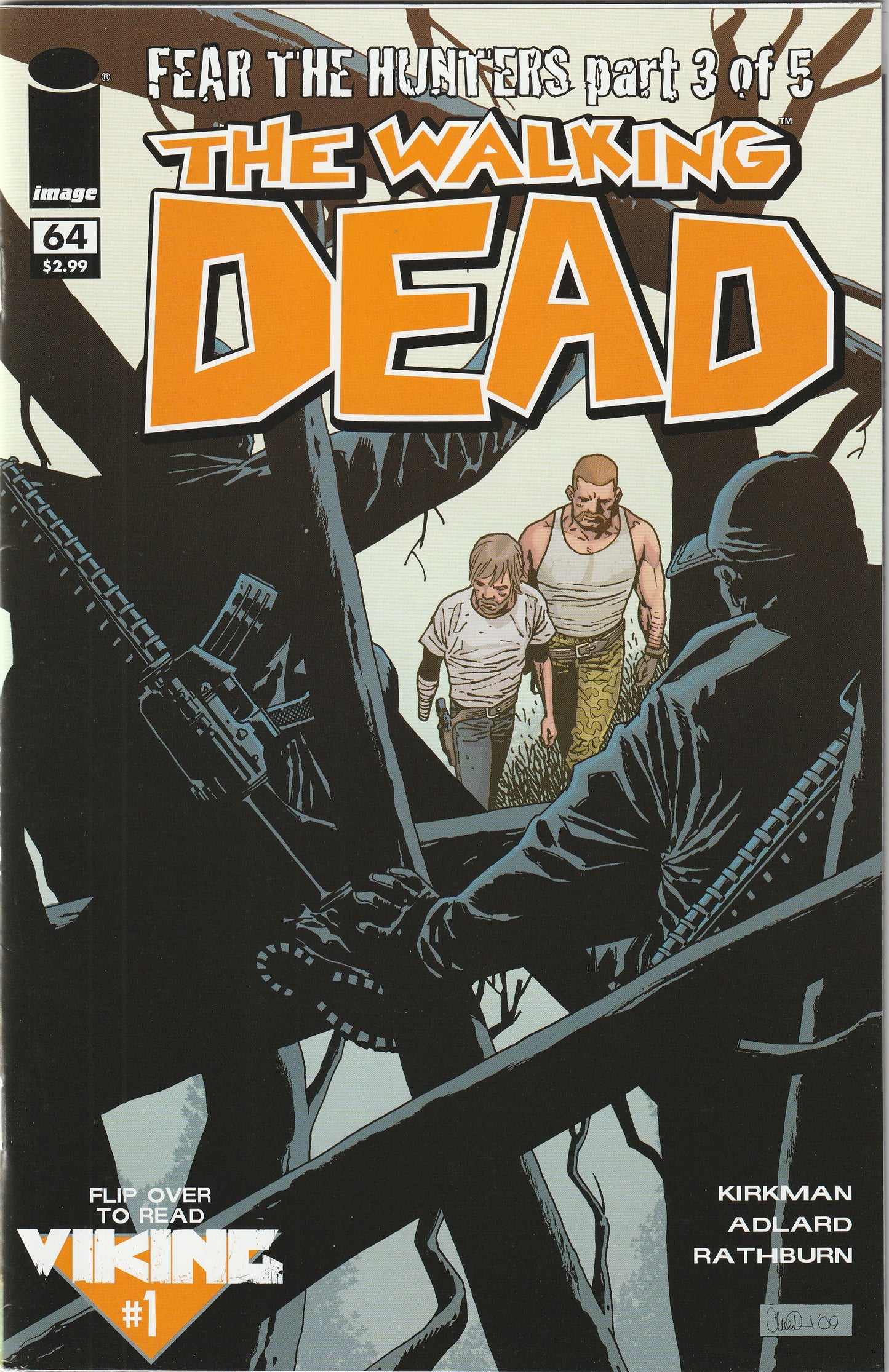 The Walking Dead #64 (2009) - Flip Book With Special Black and White Edition of Viking 1