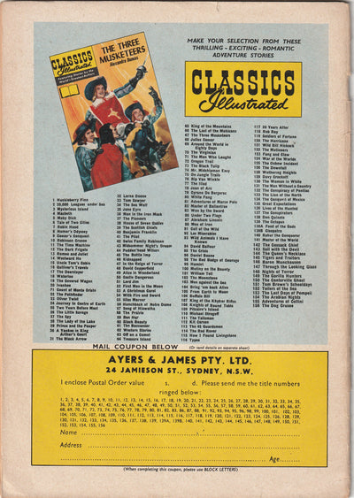 Classics Illustrated #73 - The Black Tulip - British edition (Copy)