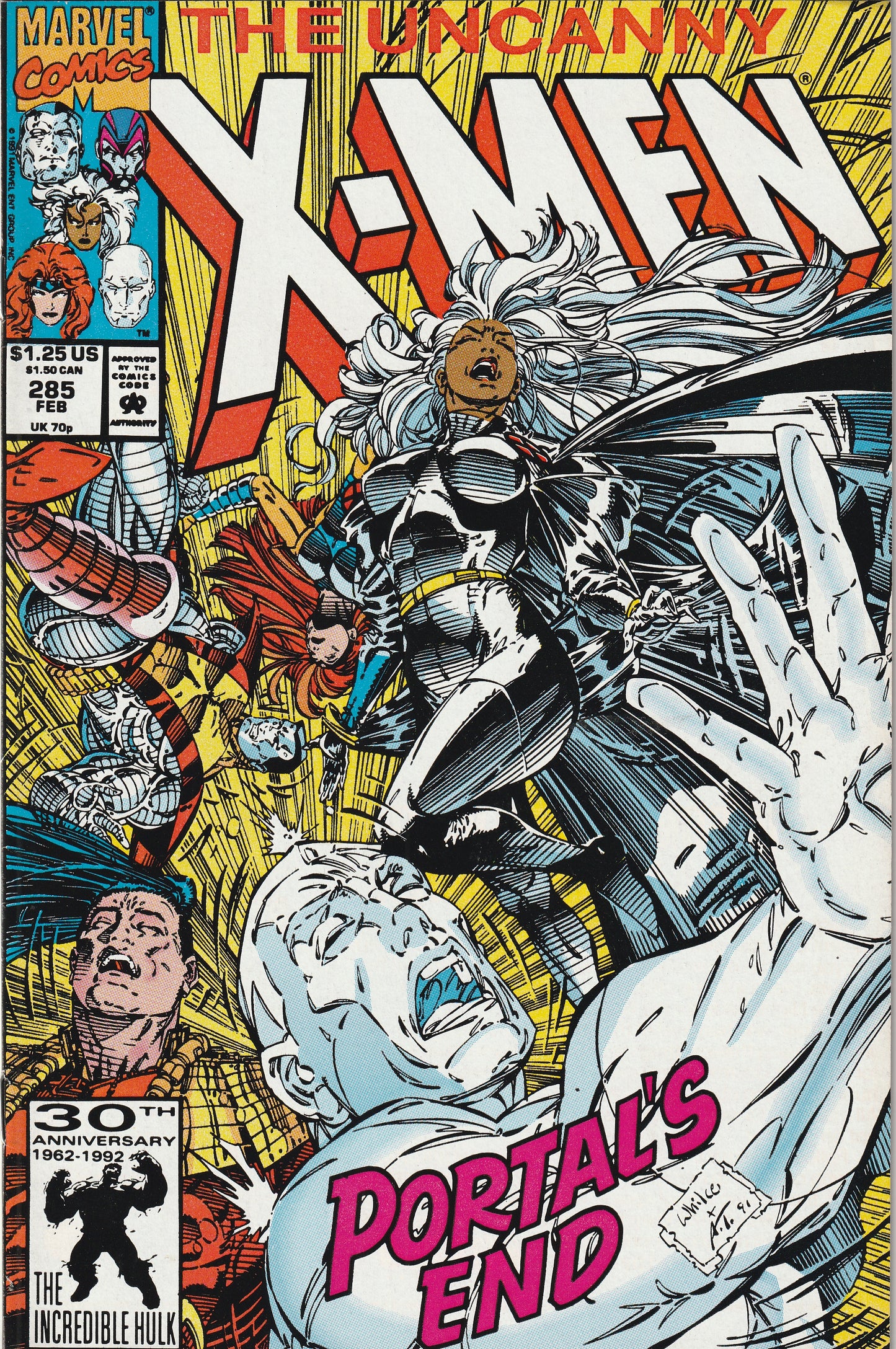 Uncanny X-Men #285 (1992) - 1st appearance of Mikhail Rasputin, brother of Colossus and Magik