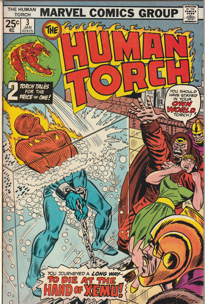 The Human Torch #3 (1974) - Stan Lee, Jack Kirby