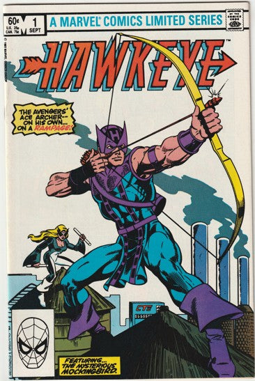 Hawkeye (1983) - 4 issue mini series - Origin of Hawkeye