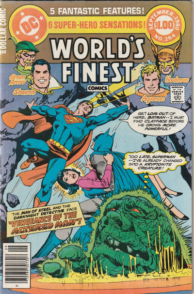 World's Finest #264 (1980) - 52 Pages - 4th Full Appearance of Black Adam