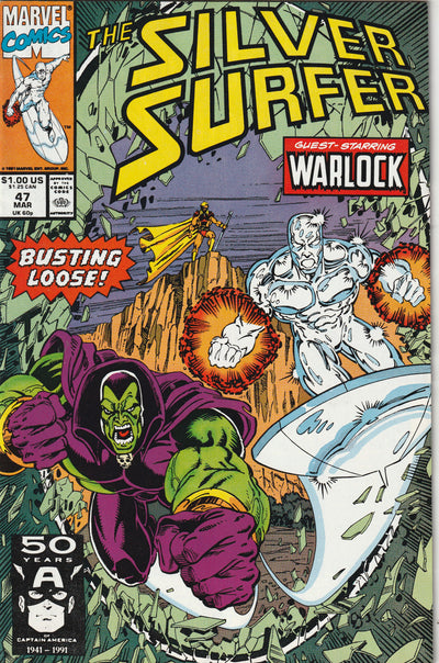 Silver Surfer #47 (1991) - Guest Starring Warlock