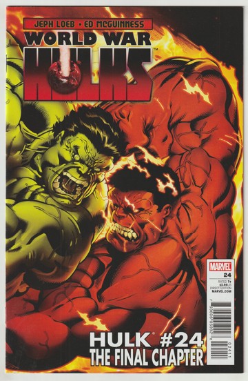 Hulk #24 (2010) - Fall of the Hulks tie-in - wrap cover