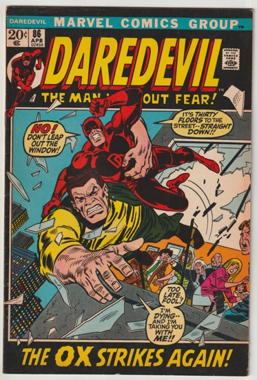 Daredevil #86 (1972) - Ox Appearance