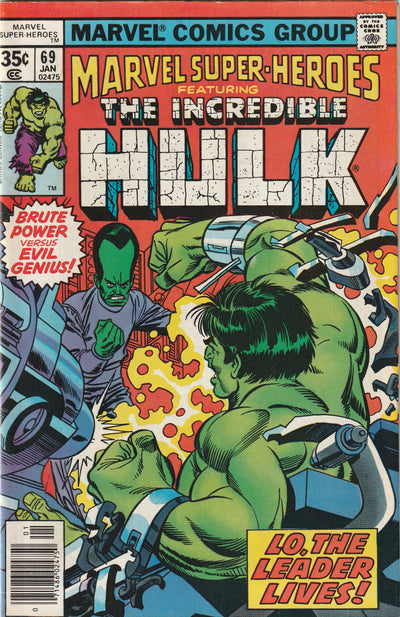 Marvel Super-Heroes #69 (1978) - Reprints Incredible Hulk 115