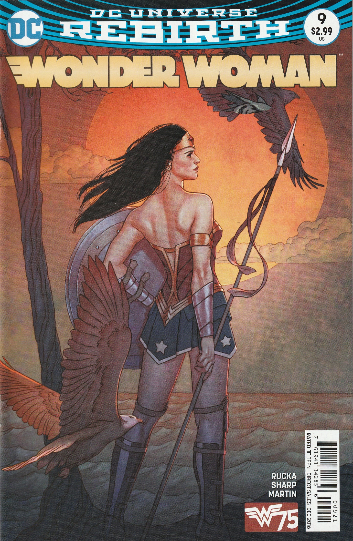 Wonder Woman #9 (2016) - Jenny Frison Variant Cover