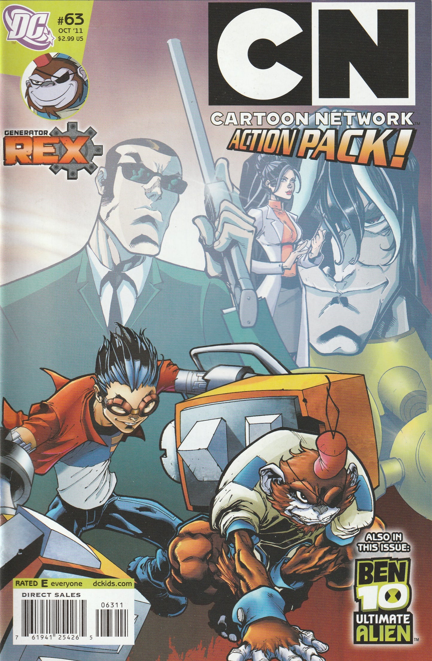 Cartoon Network Action Pack #63 (2011) - Generator Rex, Ben 10 Ultimate Alien