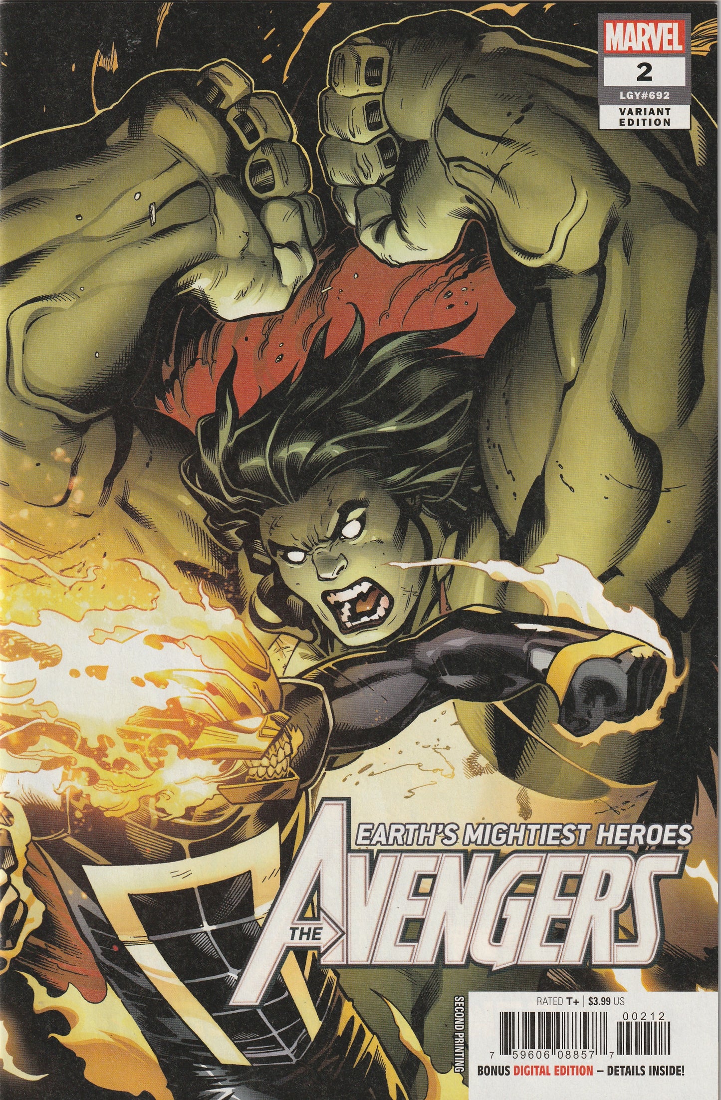 Avengers #2 (LGY#692) (2018) - Ed McGuinness Variant Cover - 1st Full Appearance of Callus the Void