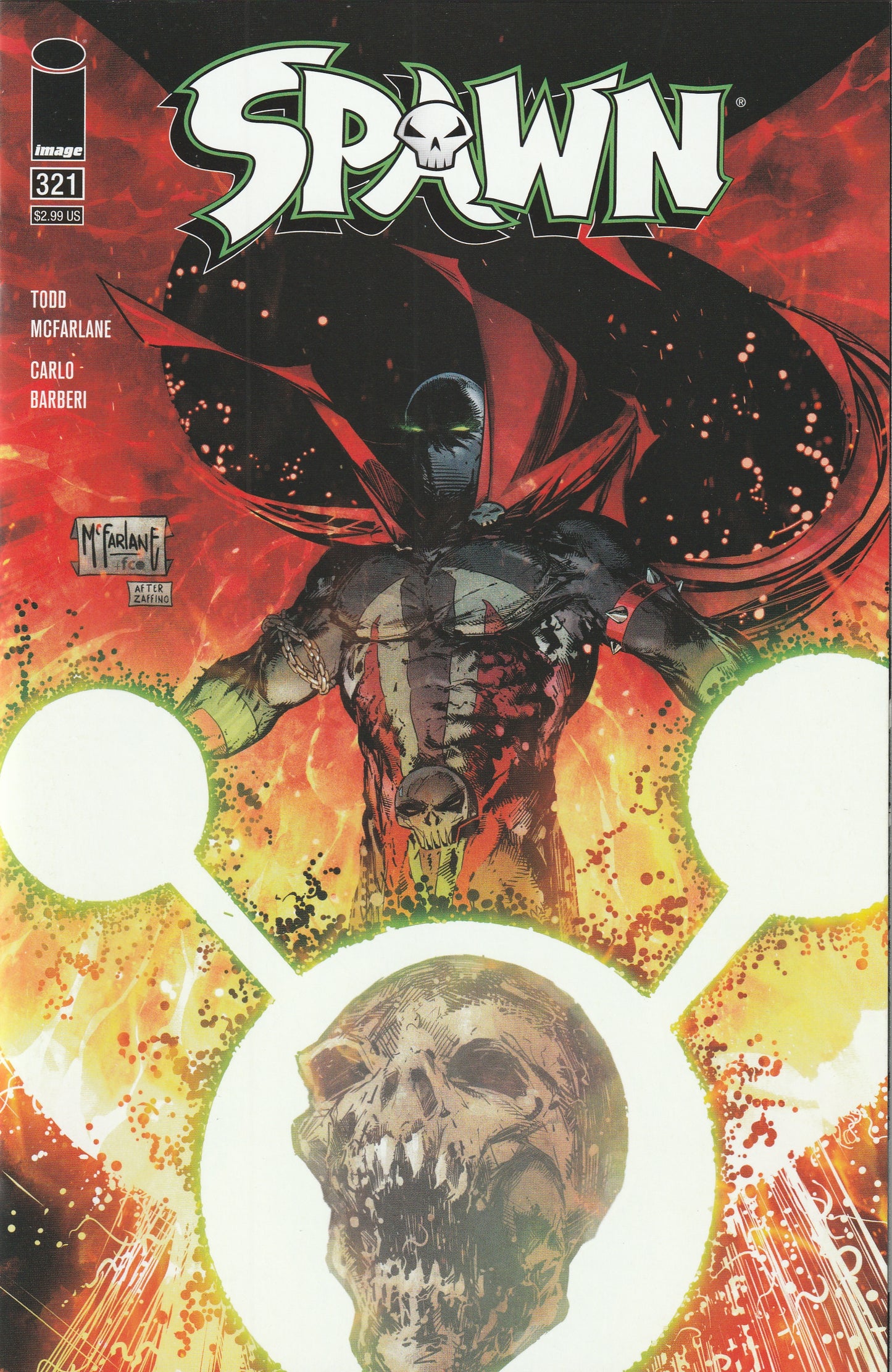 Spawn #321 (2021) - Cover B Todd McFarlane Variant Cover