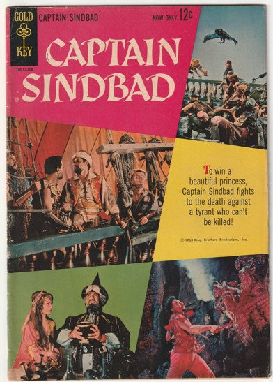 Captain Sindbad #10077-309 (1963) - Photo cover, Russ Manning art