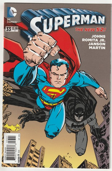 Superman #33 (2014) - The New 52 - Erik Larsen Batman 75th Anniversary Variant Cover