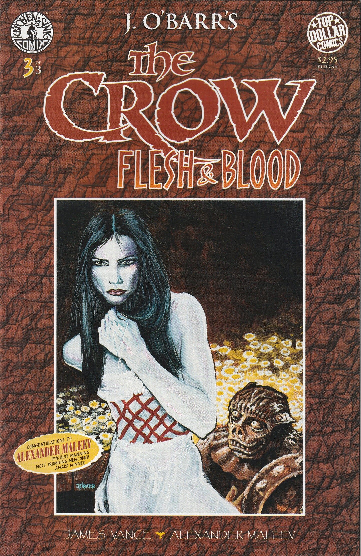 The Crow: Flesh & Blood (1996) - 3 issue mini series