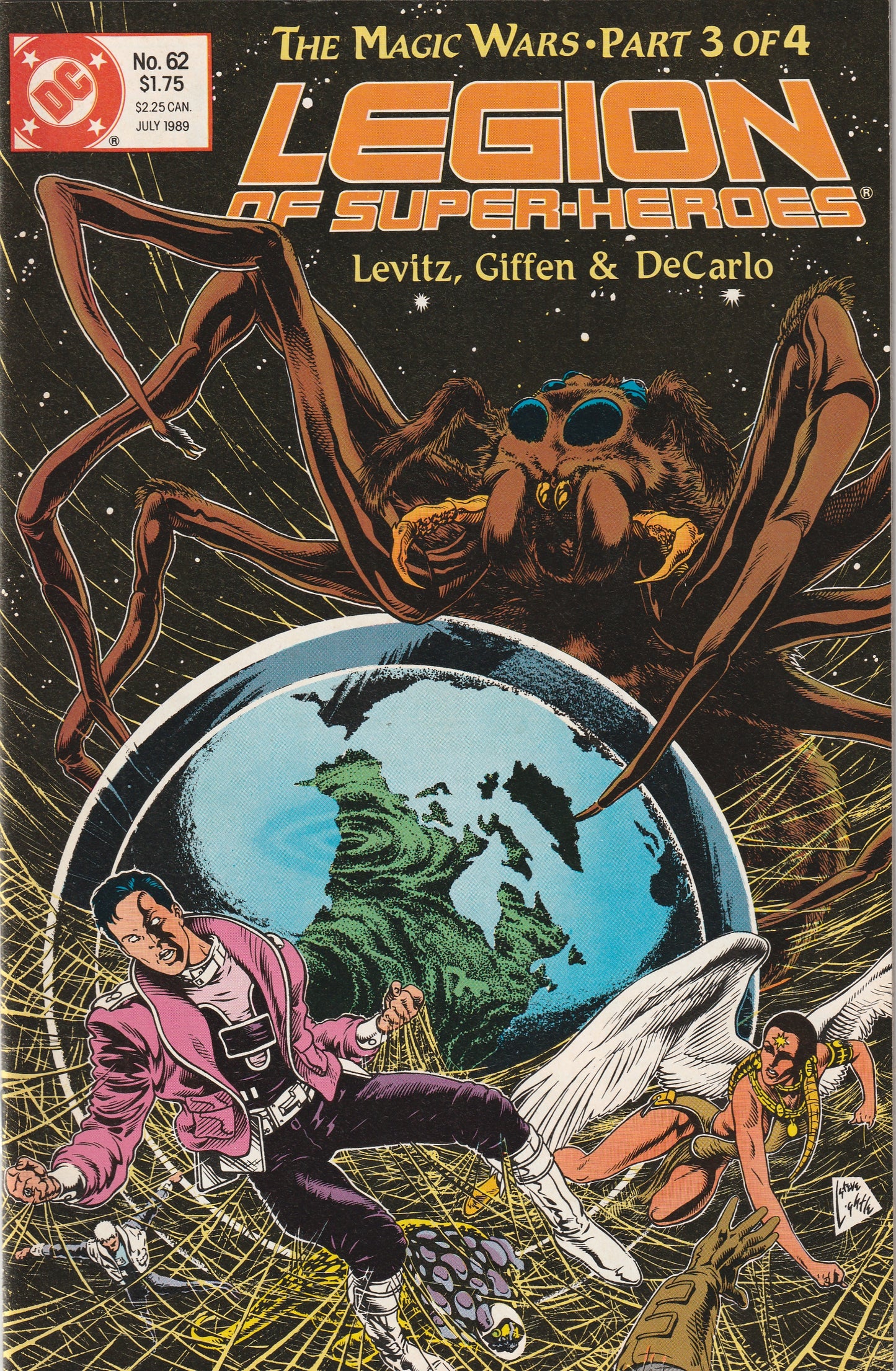 Legion of Super-Heroes #62 (1989) - Death of Magnetic Kid