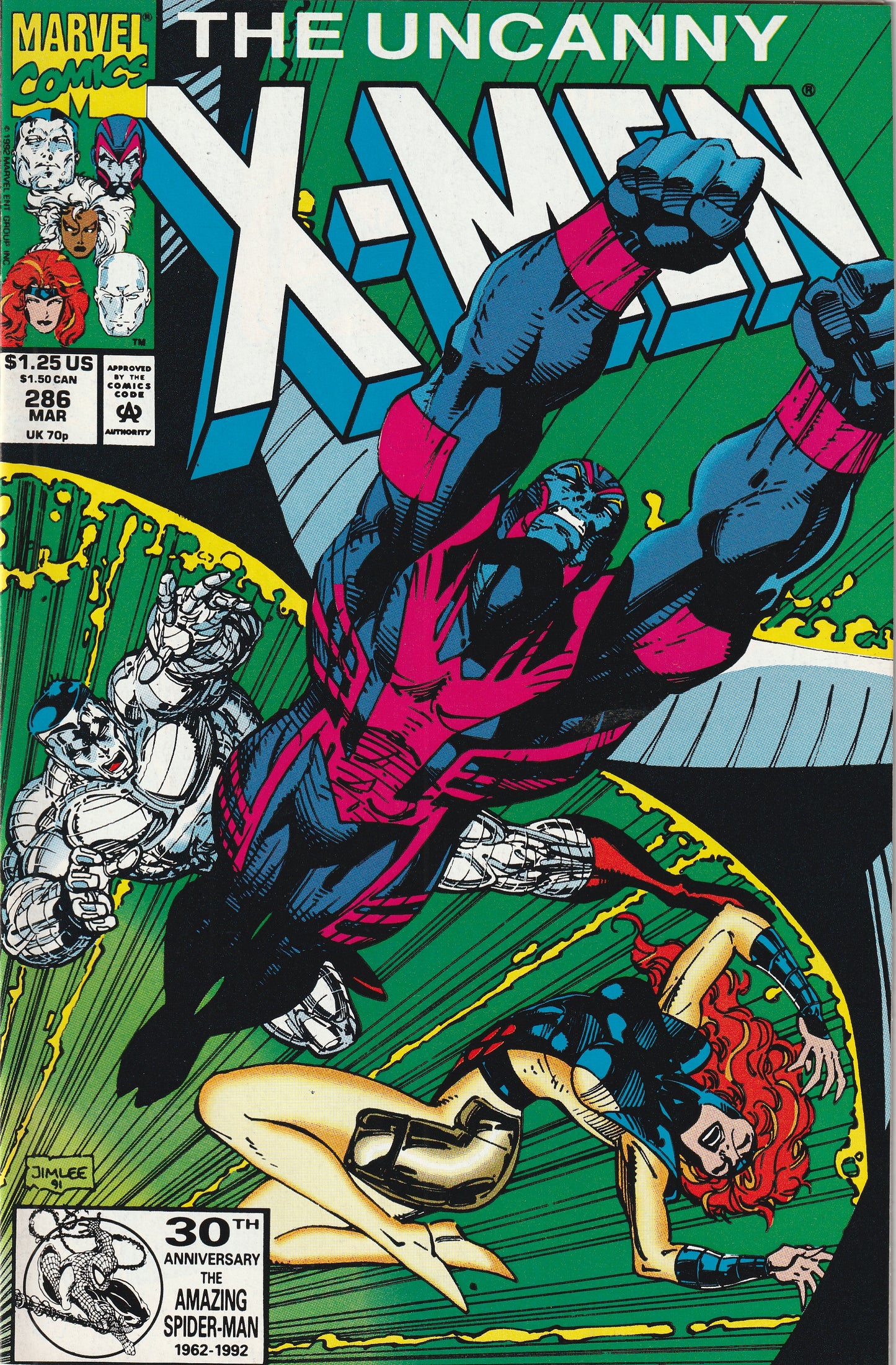 Uncanny X-Men #286 (1992) - Jim Lee cover