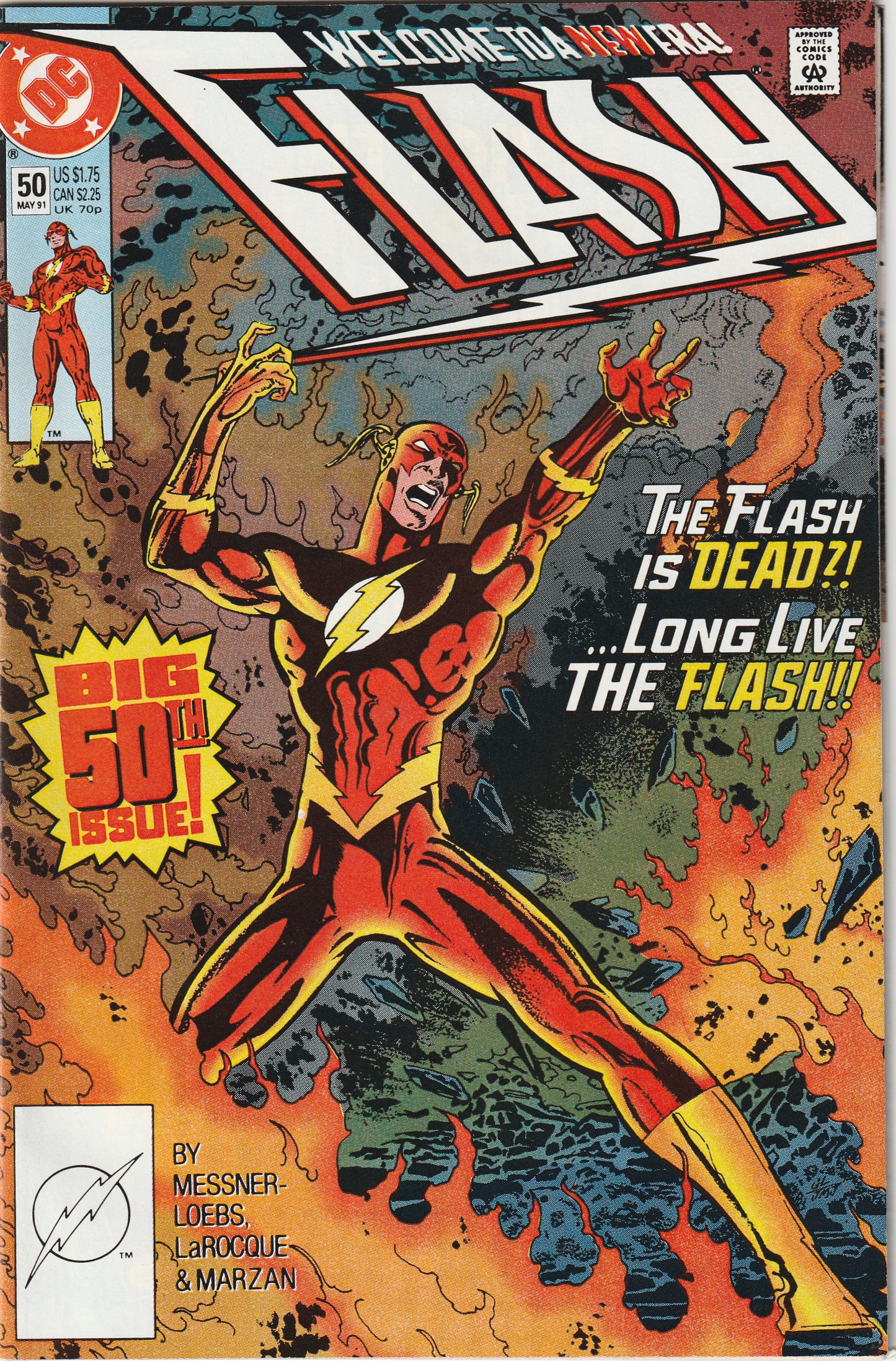 Flash #50 (Volume 2, 1991) - Double size