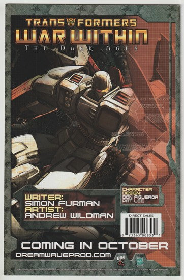 TransFormers: Generation 1 #5 (Vol 2, 2003) - Autobot Cover