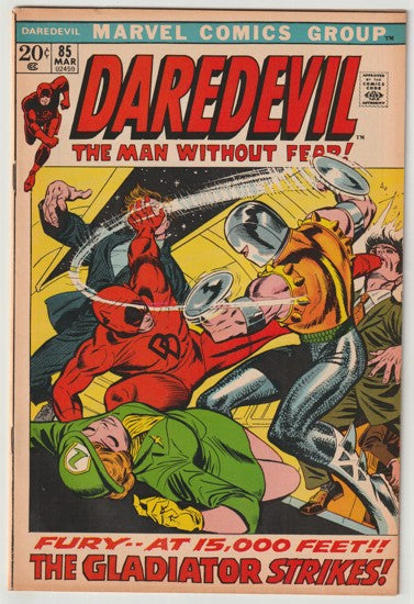 Daredevil #85 (1972) - Gladiator Appearance
