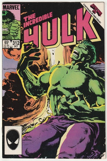 Incredible Hulk #312 (1985) - 1st Full Appearance of Brian Banner, Hulk origin retold