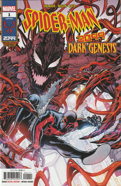 Spider-Man 2099: Dark Genesis #1 (LGY #93, 2023)