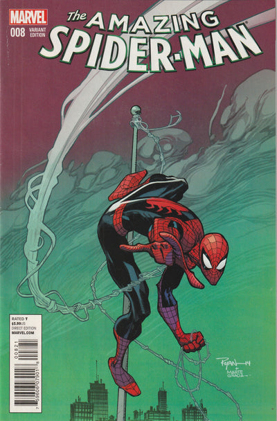 Amazing Spider-Man (Volume 3) #8 (2014) - Ryan Ottley Variant Cover, Ratio 1:25